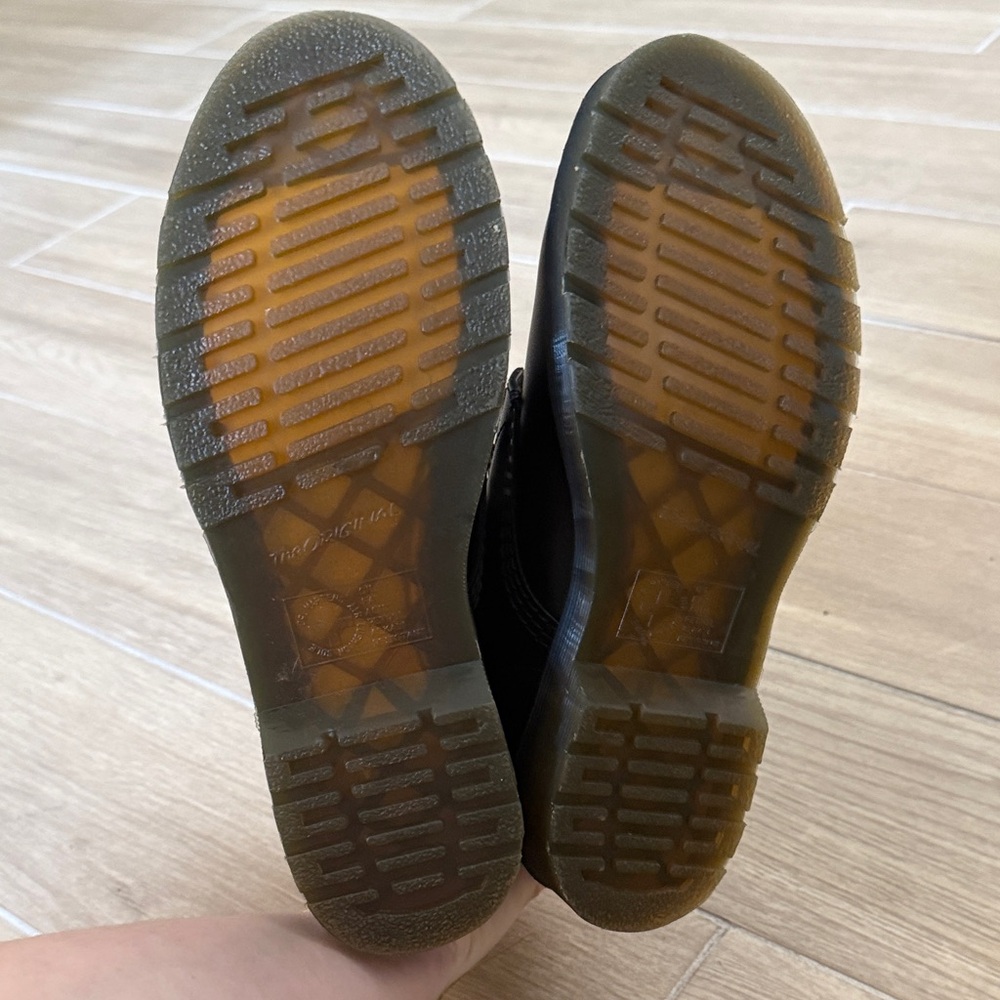 Dr. Martens 1460 Black Leather Combat Boots - Picture 5 of 5